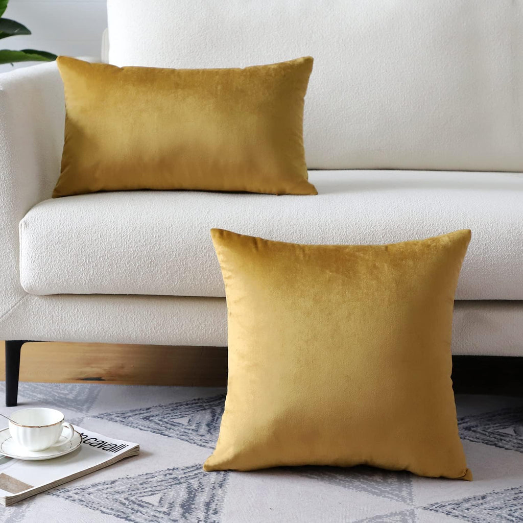Luxury Velvet Pillow Covers Super Soft Decorative Square Throw Pillow Covers Case Cushion Covers