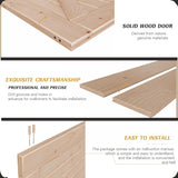 36 x 84 Inch (Double 18x84 Inch Doors) Barn Doors with 6.6FT Barn Door Hardware Kit and Handle Inclu