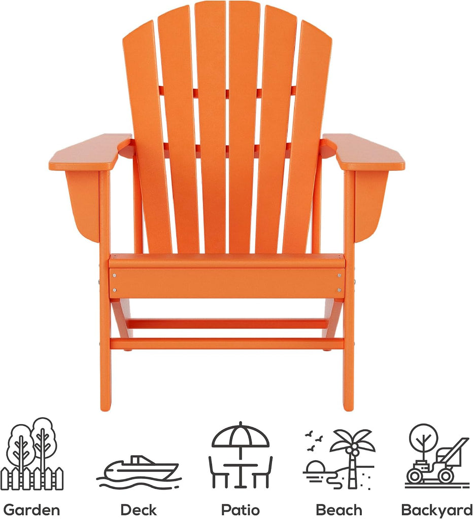 Dylan Outdoor Adirondack Chair, Lime