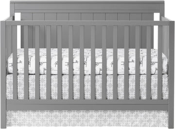 4-in-1 Convertible Crib, Dove Gray, GreenGuard Gold Certified