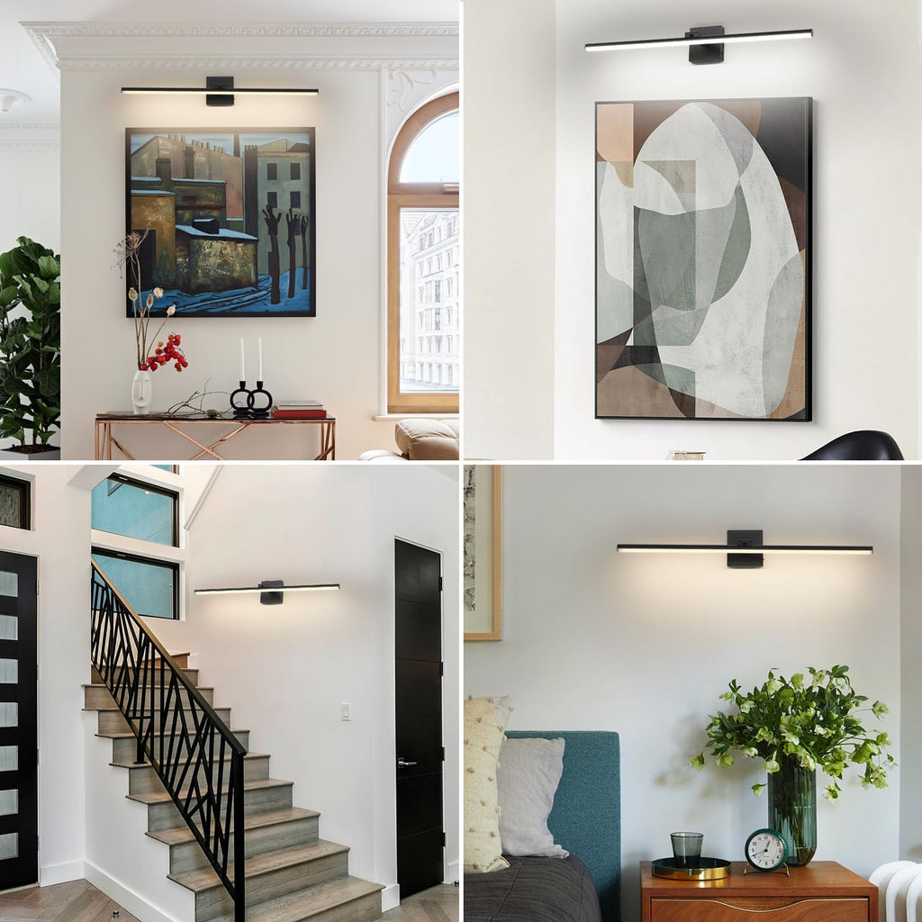 LED Bathroom Vanity Light, Modern Bathroom Light Fixture Over Mirror (3000K/4000K/6000K, Dimmable), Vanity Light Bar