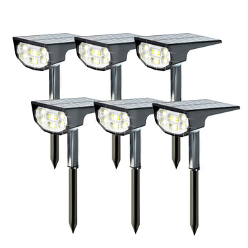 Solar Spot Lights Outdoor IP68 Waterproof, Ultra-Bright Performance, Simple Modes for Easier Operation, Auto