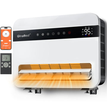 Smart Wall Space Heater for Indoor Use with Remote Control/APP