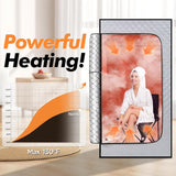 2026 Home Steam Sauna with 4L 1500W Steamer, Full Body Sauna Box for Home, Personal Sauna Steam Sauna Tent at Home Spa