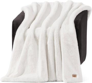 Euphoria Faux Fur Throw Blanket, Warm Fluffy, Luxury Bedroom Decor, Blankets, Machine Washable, 50-inch x 70-inch