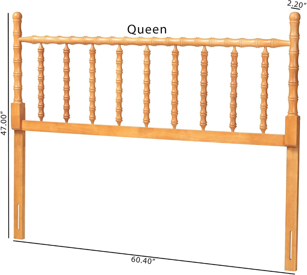 Headboard, King, Oak Brown