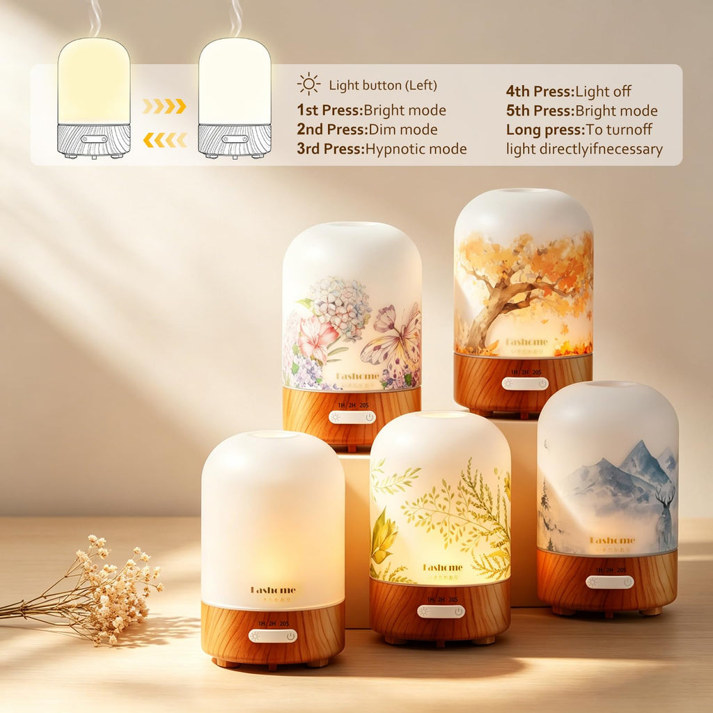 Essential Oil Diffuser, Hand Blown Glass Oil Diffuser