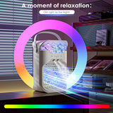 Portable Air Conditioners,4-in-1 Air Conditioner with Dual-Nozzle Spray Function,3 Fan Speeds,1-3-6 Timer,10