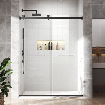 56"-60" W x 76" H Double Sliding Shower Door