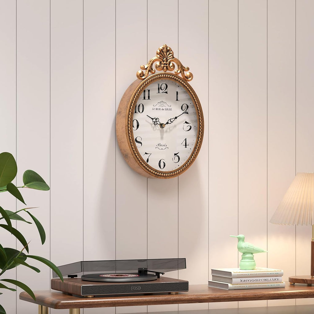 Abdurey Small French Retro Decorative Wall Clock
