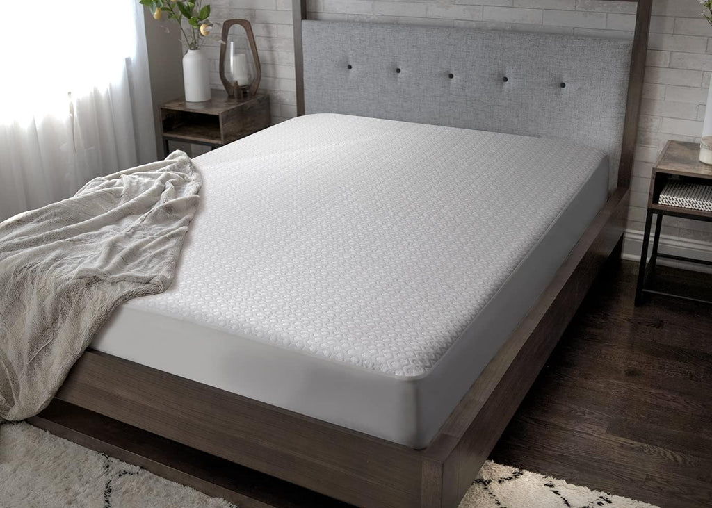 Dri-Tec Waterproof Mattress Protector- Cooling Moisture-Wicking Mattress Cover | Breathable Noiseless Mattress Pad