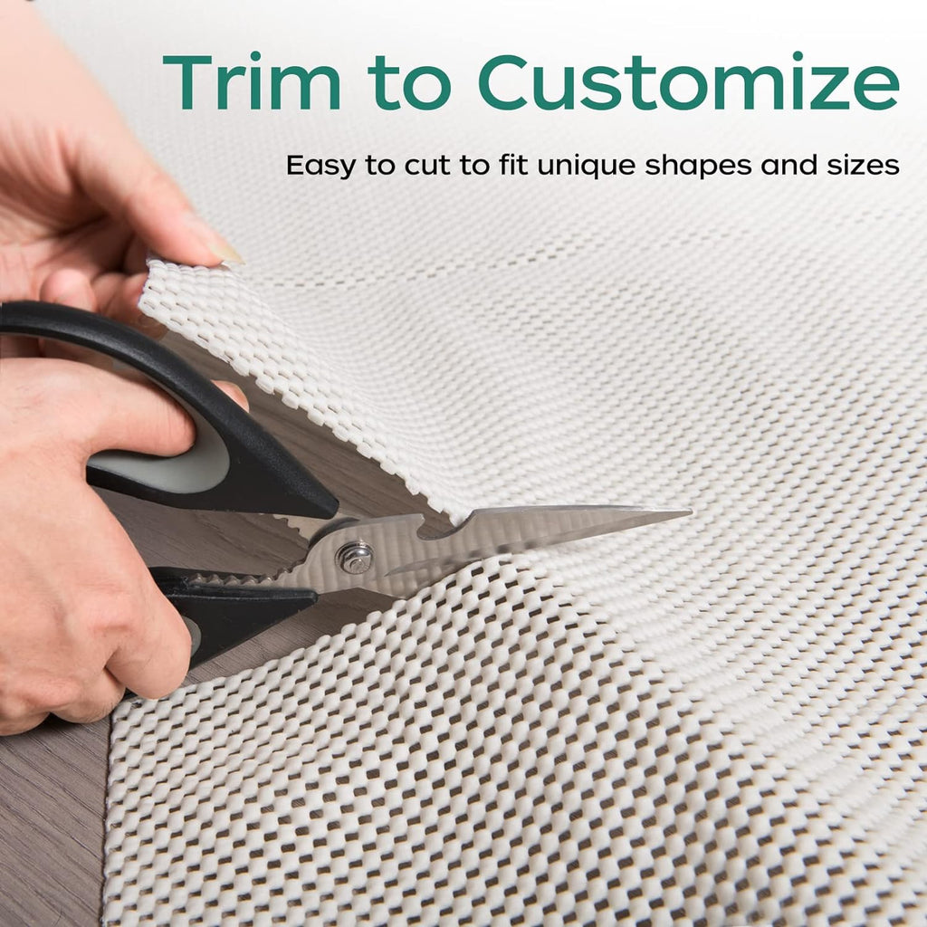 BAGAIL Non-Slip Rug Pad Gripper 5x7 ft for Area Rugs and Hardwood Floors - Set of 35