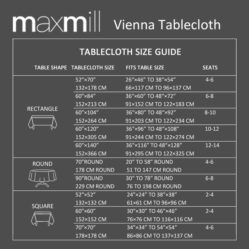 Jacquard Table Cloth Damask Design Water Proof Wrinkle Free Heavy Weight Soft Tablecloth Decorative 