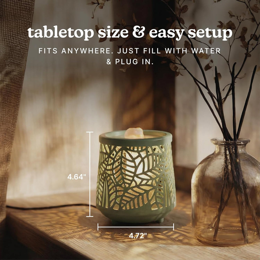 Indoor Relaxation Fountain with Light & Natural Sound, Tabletop Water Fountain or Office, Small Indoor Water Fountain