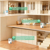 Dehumidifiers for Home, 2000 Sq.Ft Small Dehumidifier with 3.3ft Drain Hose, 2.5L Tank, Timer Sleep Mode