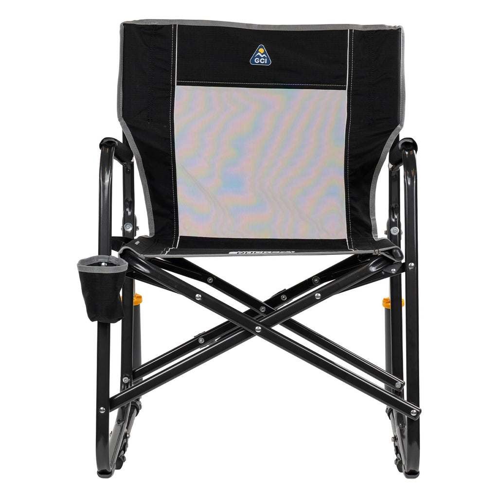 Freestyle Rocker Camping Chair - Black