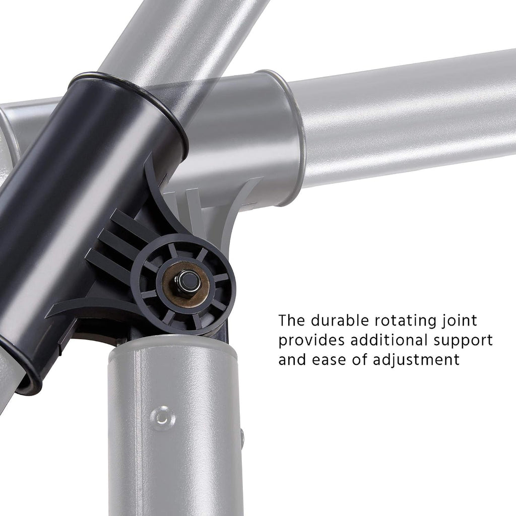10FT Patio Offset Umbrella w/Handy Tilt & Cross Base