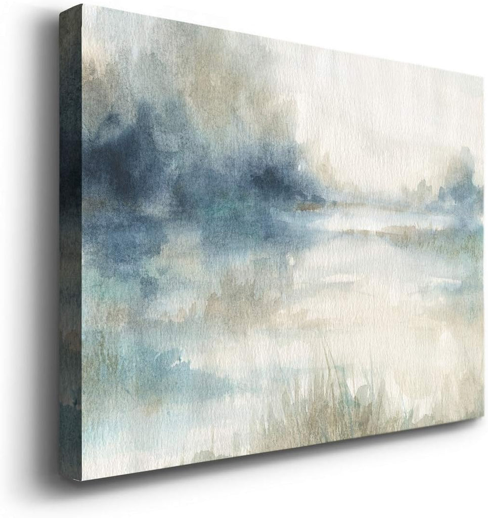 Landscape Wall Art Premium Gallery Wrapped Canvas Abstract Ocean Forest Modern Artwork Decoration Kitchen Bathroom