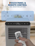 Portable Air Conditioners, 8,000 BTU for Rooms up to 350 Sq.Ft., Smart Compact AC Unit with Cooling, Dehumidifier
