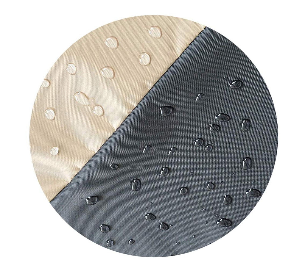 Heavy Duty Waterproof 60Inch Rectangle Fire Pit Cover for Outdoor Patio Gas Fire Table, 60"L X 38"W X 24"H, Weather