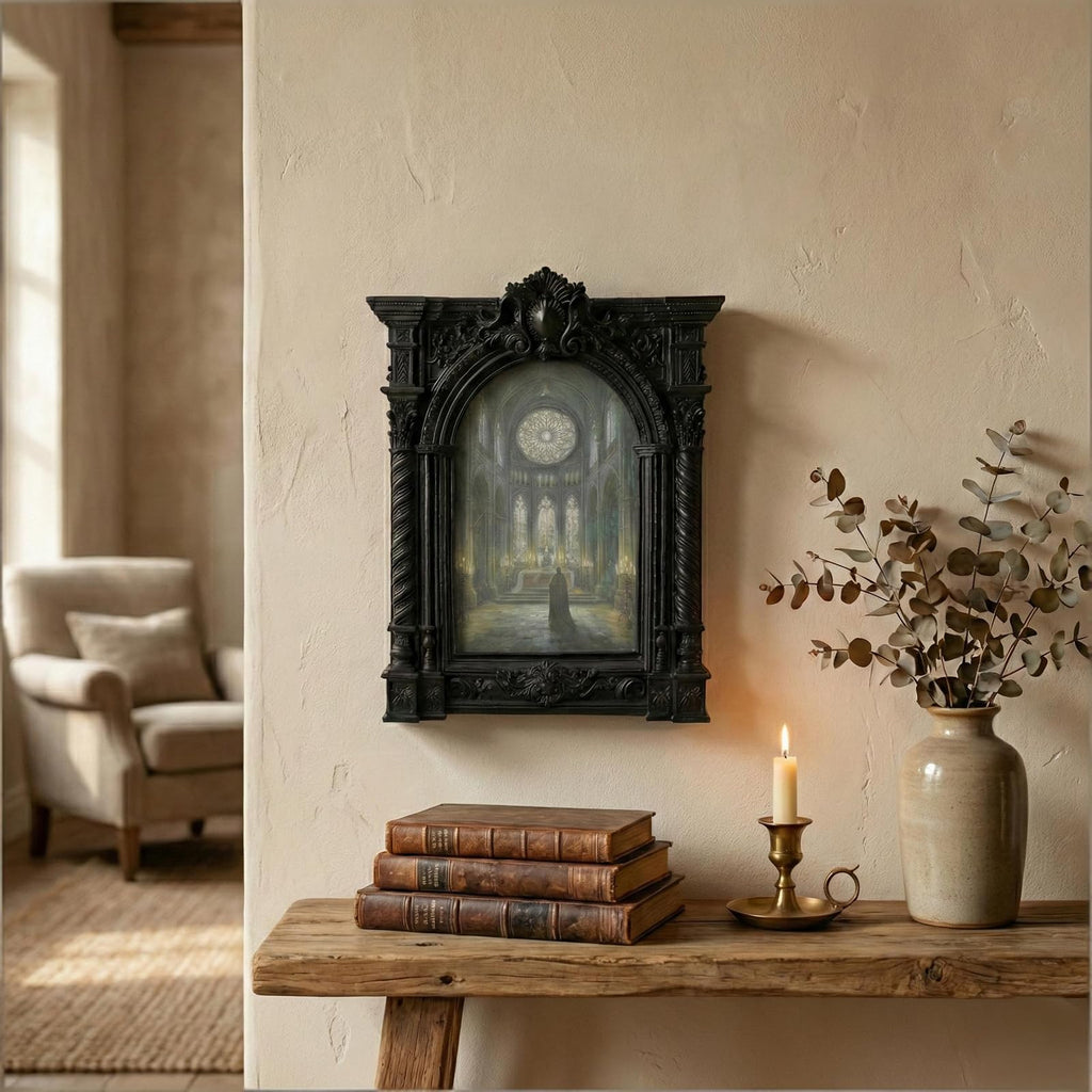 Vintage Picture Frame, Black, 5x7