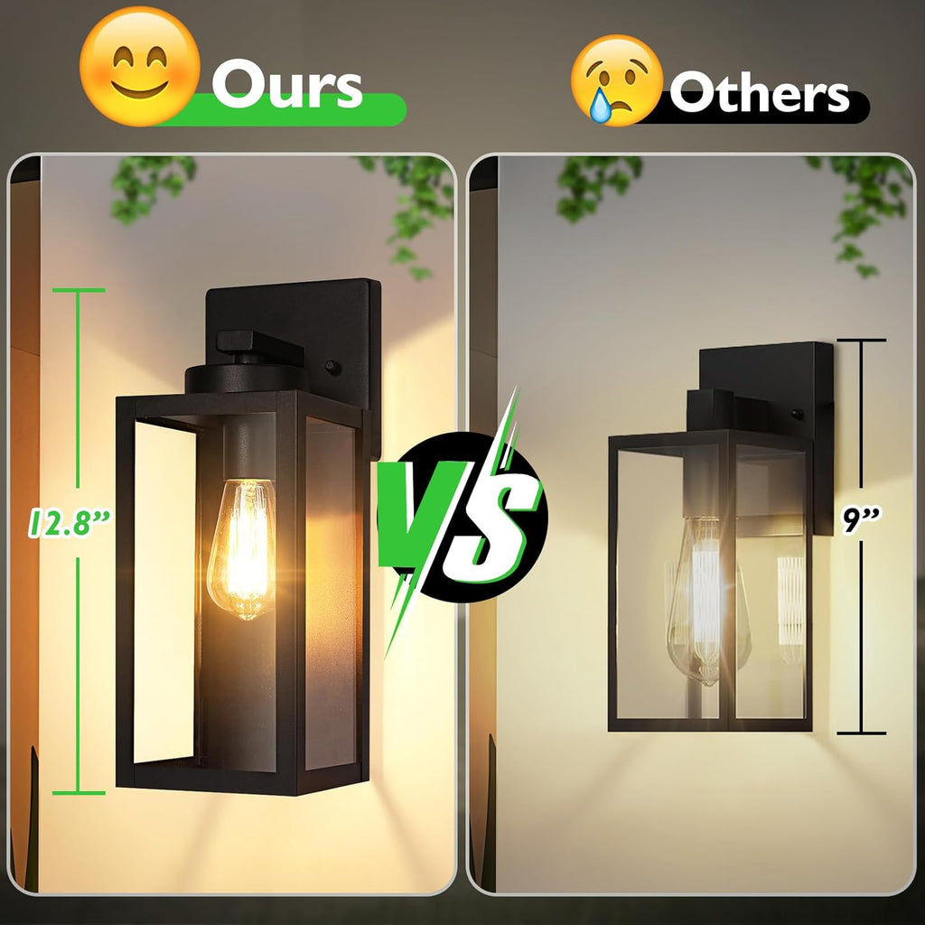 Outdoor Wall Mount Light Fixture, Exterior Wall Lantern Waterproof