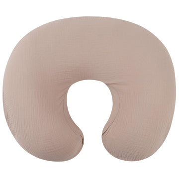 Muslin Nursing Pillow Cover, 100% Cotton, Soft & Breathable, Blush