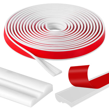 Peel and Stick Wall Molding Trim, 276" L x 1.1" W Chair Rail Moulding for Walls White, Decorative Mirror Frame Border