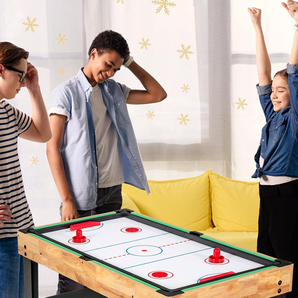 Multi Game Table, 10 in 1 Combo Game Table w/Foosball Table, Hockey, Pool Table, Ping Pong, Shuffleboard, Bowling & 4