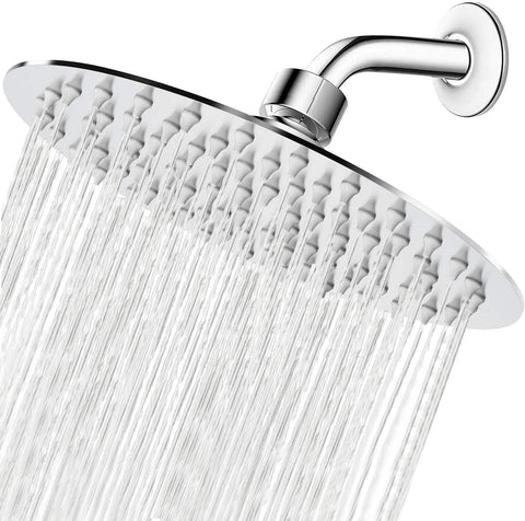Rain Shower Head, Ultra-Thin Design-Pressure Boosting, Awesome Some Experience