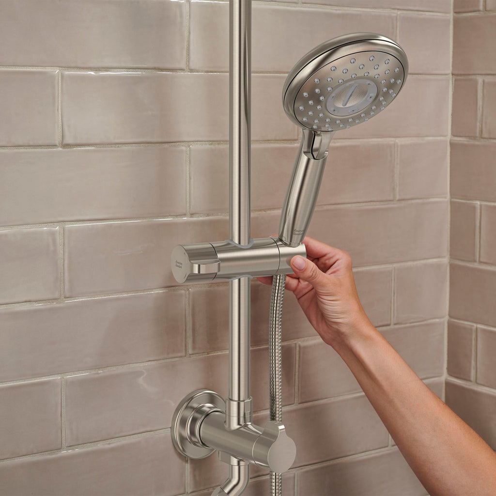 24" Spectra Versa Shower System, Rain Head,Brushed Nickel