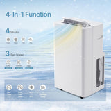 12000BTU Portable Air Conditioner with Heater, 5-in-1 Portable AC Unit with Cooling & Heating