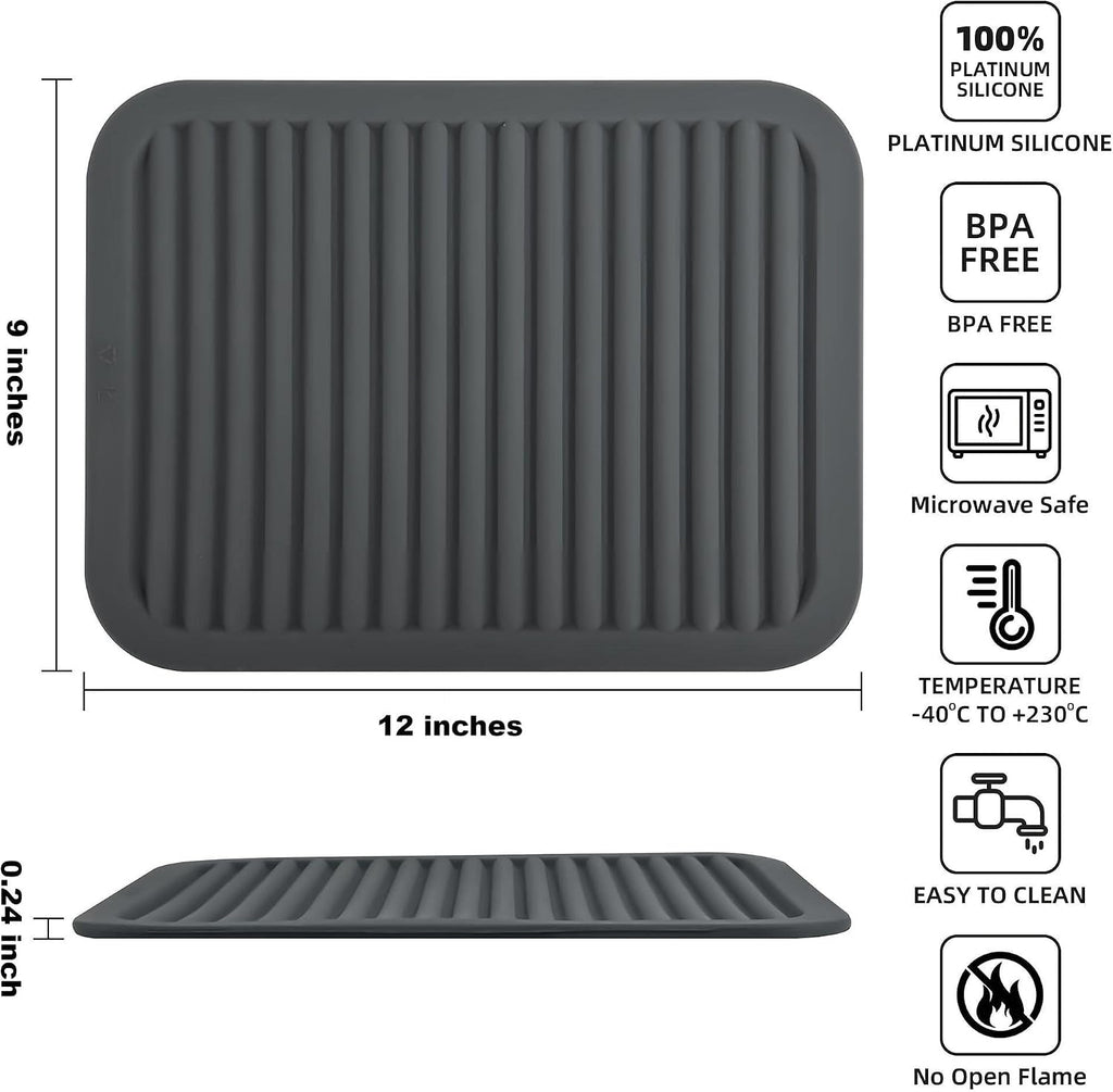 Silicone Trivets for Hot Dishes, Pots & Pans, Hot Pads, Trivets for Quartz Countertops, Hot Pads Silicone Mats