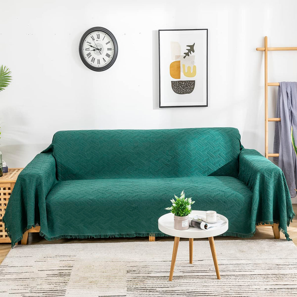 Couch Cover Sheet Blanket, Oversized Couch Covers for 3 Cushion Sofa, Extra Large Furniture Decoration Covers Sofa