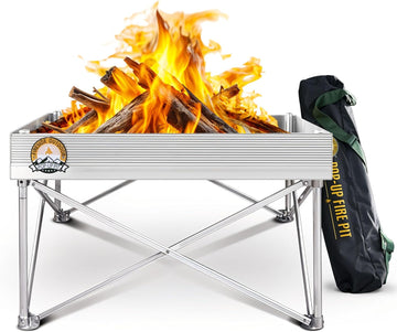 Fireside Outdoor Portable Fire Pit for Camping Fire Pit 24 Inch
