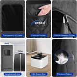Portable Steam Sauna Tent for Home, Full Size Sauna Box Portable Sauna for Home, 9 Adjustable Heat Levels