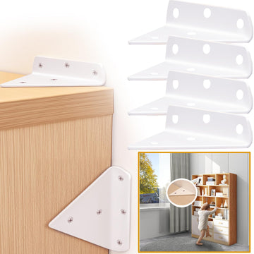 Anti Tip Furniture Anchors for Baby Proofing,Furniture Wall Anchor Furniture Dresser Bookshelf Falling Prevention