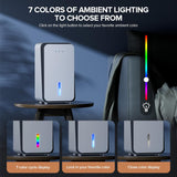 Dehumidifier for Home, Quiet Portable Dehumidifier with Auto Shut Off, 7-Color LED Light for Basement, Bedroom