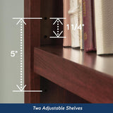Miscellaneous Storage 3-Shelf Bookcase/ Book shelf, Select Cherry finish
