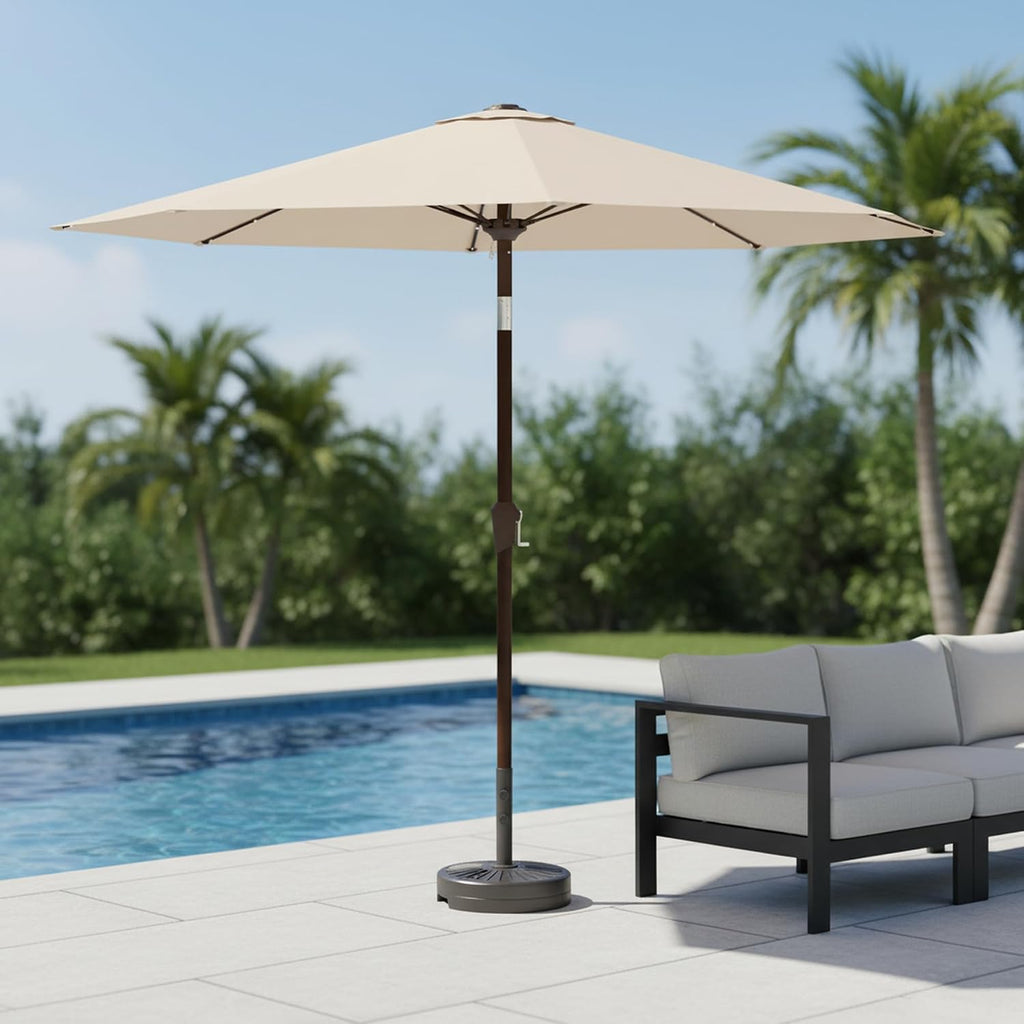 Umbrella Base Water Filled Stand 81.5lb Max Capacity Heavy Duty Patio Umbrella Base