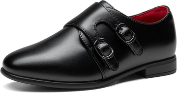 Boy's Monk Strap Loafers Dress Shoes