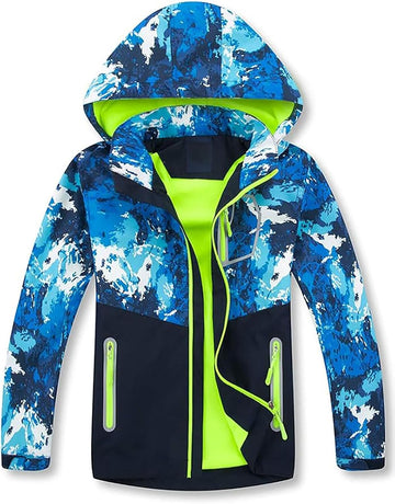 Boys Girls Rain Jacket Raincoats for Kids