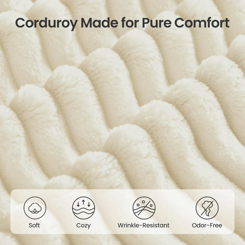 Boneless Couch, Modern Cloud Couch with Deep Seat, Corduroy Sofa for Living Room, Bedroom