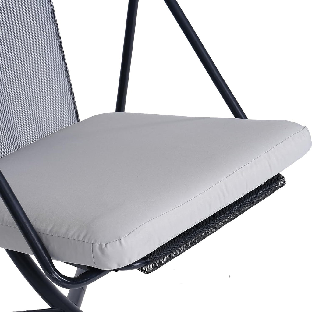 Outdoor Egg Chair Swing, Hanging Egg Chair with Stand Canopy Indoor/Outdoor Collapsible Minimalist, Easy to Store