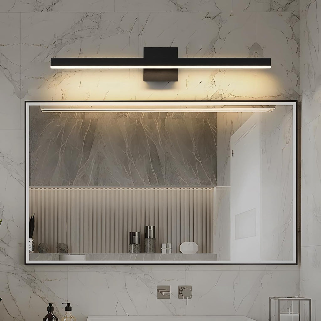 Black Bathroom Vanity Light Fixture Over Mirror 31.5 Inch | ETL Certificated Vanity Lights 5CCT Dimmable Modern