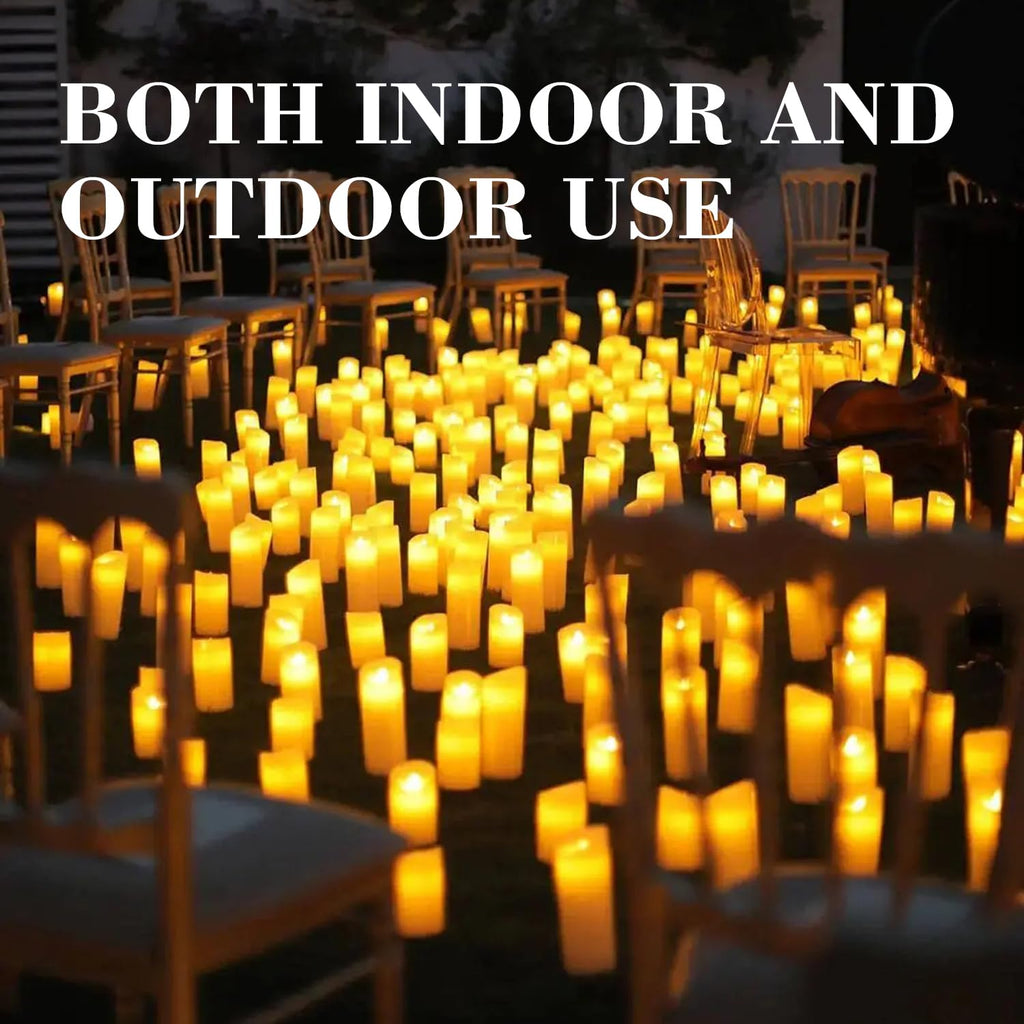 36-Pack LED Flameless Candles with Remote Control - Perfect, Parties, and Special Occasions - Create a Magical