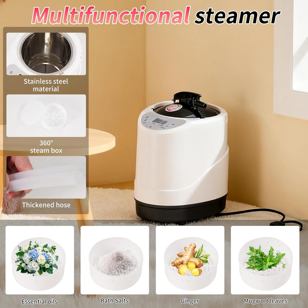 Portable Sauna Box Steam Room: Home Sauna Tent Kit for Personal Full Body Use Detox and Relaxation