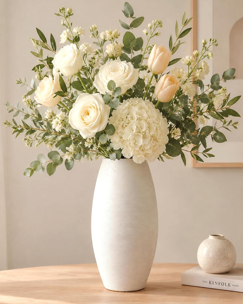 Large White Vase