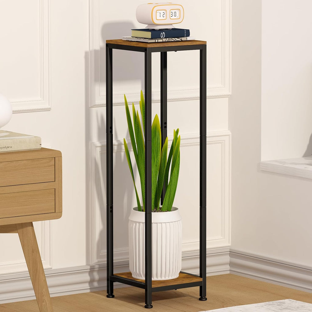 Plant Stand Indoor, 41'' Extra Tall Wood Plant Stands Heavy Duty Pedestal Stand for Indoor Outdoor, Modern Corner