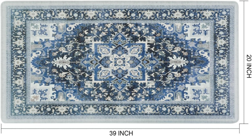 QSY Kitchen Anti Fatigue Floor Mats,Comfort Cushioned Standing Rugs,Waterproof,Non-Slip Memory Foam Kitchen Mats for